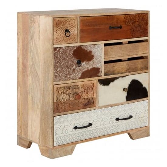 Merova Wooden Chest Of 8 Drawers In Multicolour_2