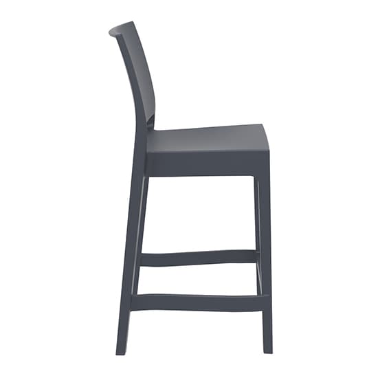 Mesa Dark Grey Polypropylene Bar Chairs In Pair_4