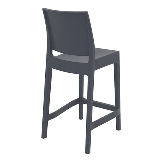 Mesa Dark Grey Polypropylene Bar Chairs In Pair_5