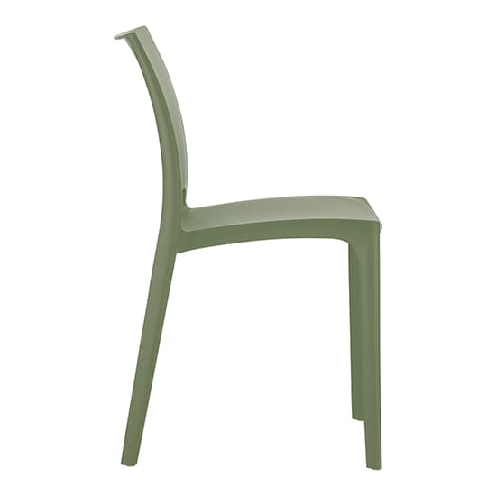 Mesa Olive Green Polypropylene Dining Chairs In Pair_4
