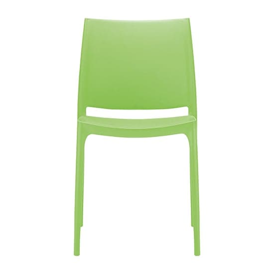 Mesa Polypropylene With Glass Fiber Dining Chair In Green_2