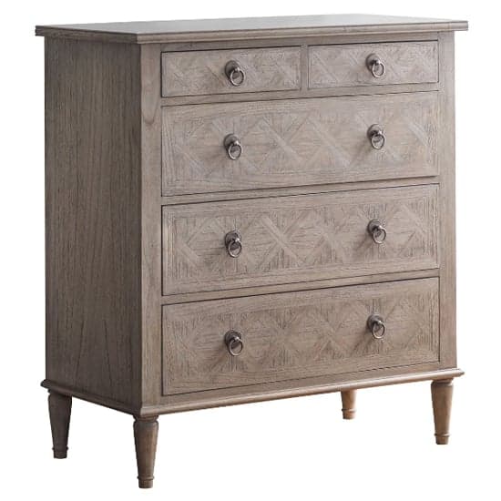 Mestiza Wooden Chest Of 5 Drawers In Natural_2