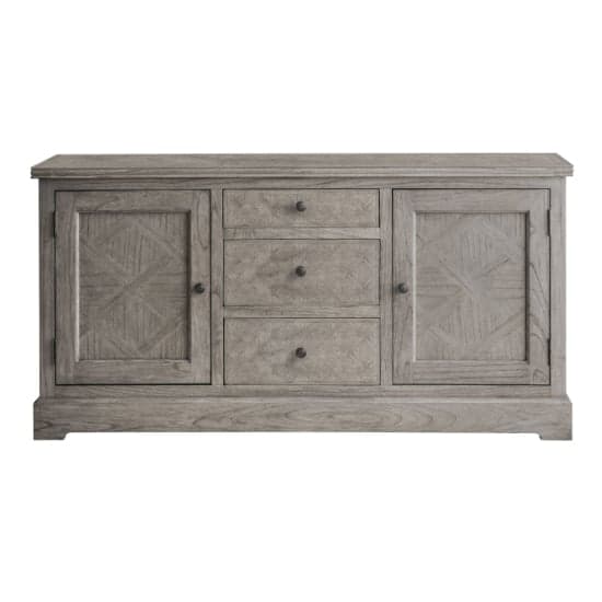 Mestiza Wooden Sideboard With 2 Doors And 3 Drawers In Natural_2