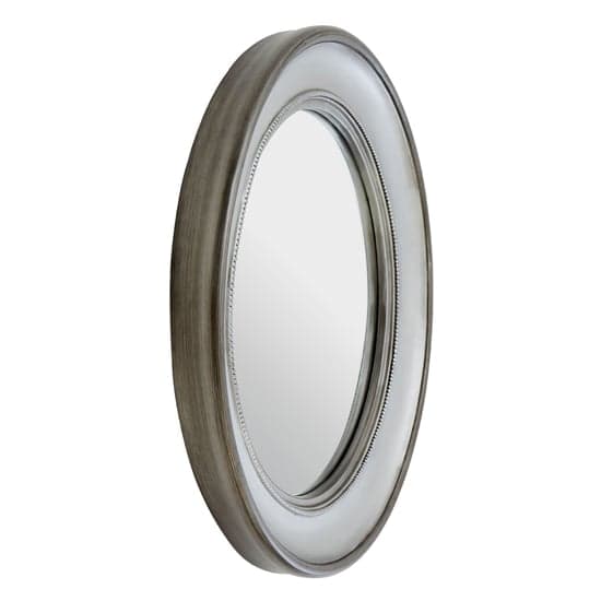 Mevotek Round Wall Mirror In Silver_2