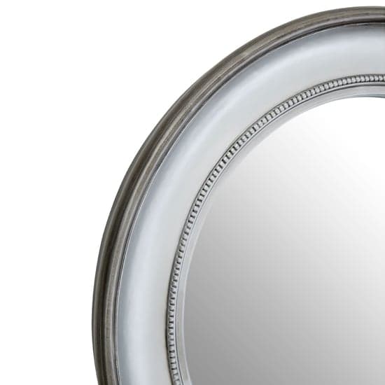 Mevotek Round Wall Mirror In Silver_3