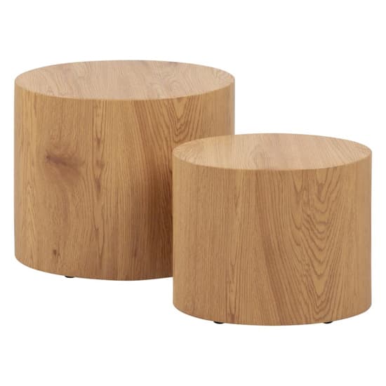 Mica Wooden Set Of 2 Coffee Tables In Matt Wild Oak_3