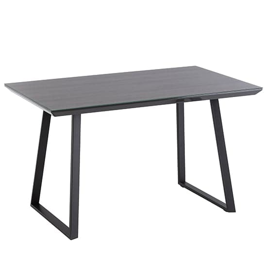 Michton Glass Top Dining Table In Grey Oak_1