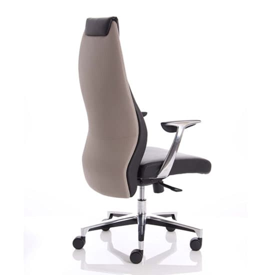 Mien Leather Executive Office Chair In Black And Mink_2