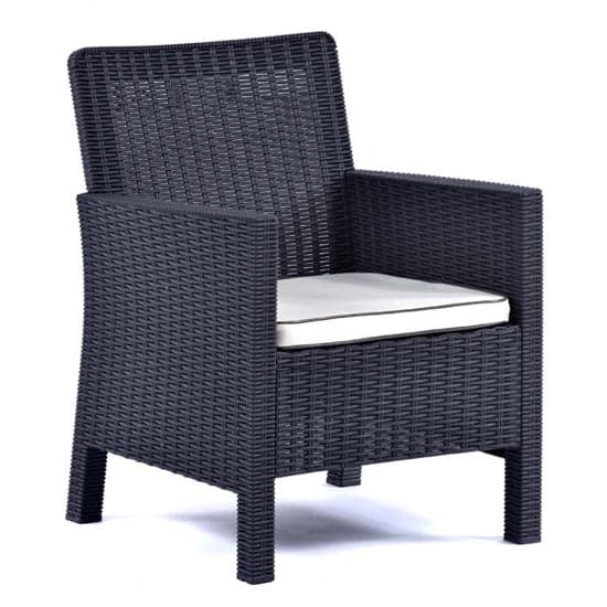Mili Anthracite Rattan Effect Tub Armchairs In Pair_2