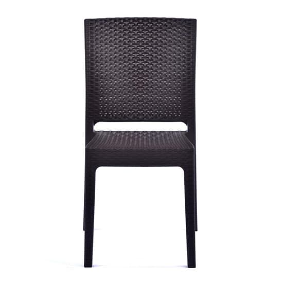 Mili Polypropylene Side Chair In Brown Rattan Effect_2