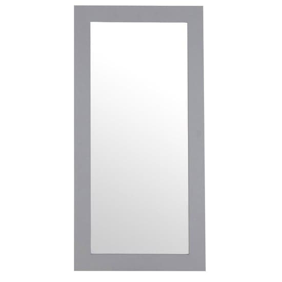 Milova Wall Bedroom Mirror In Grey Wooden Frame_2