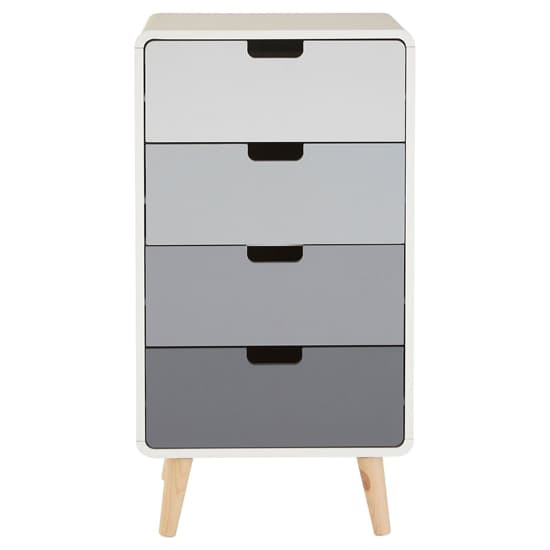 Milova Wooden Chest Of 4 Drawers In White And Grey_3