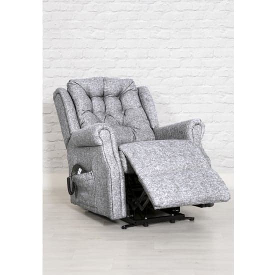 Melsa Fabric Upholstered Twin Motor Lift Recliner Chair In Zinc_2