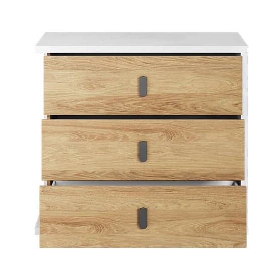 Minot Kids Wooden Chest Of 3 Drawers In Natural Hickory Oak_2