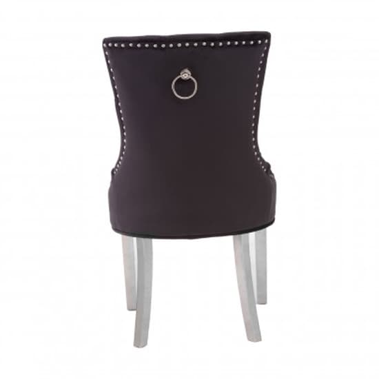 Mintaka Black Velvet Dining Chairs With Sledge Legs In A Pair_4