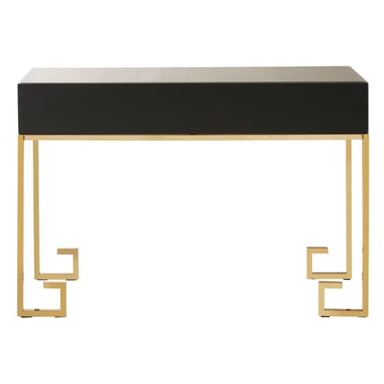 Mirzam Antique Mirrored Console Table With Gold Steel Base_5