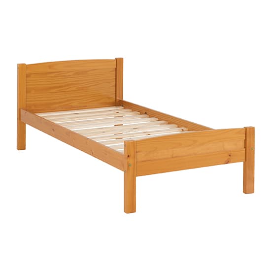 Misosa Wooden Single Bed In Antique Pine_3