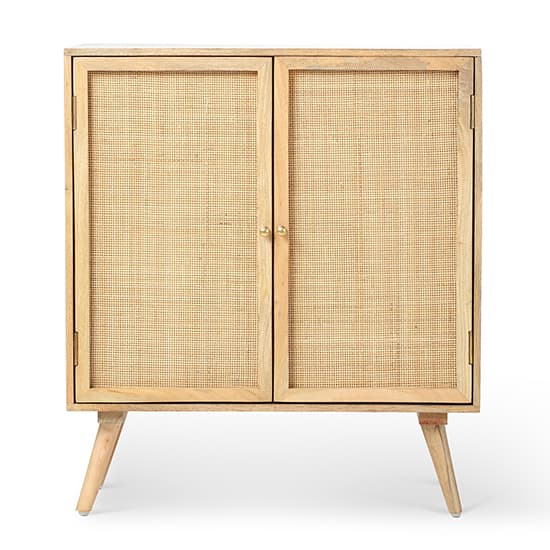 Mixco Wooden Drinks Cabinet With 2 Doors In Natural_3