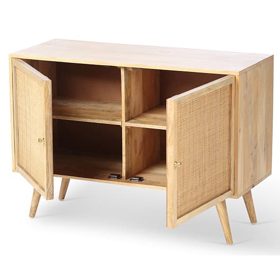 Mixco Wooden Sideboard With 2 Doors In Natural_4