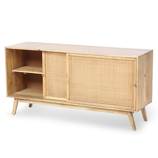 Mixco Wooden Sideboard With 2 Sliding Doors In Natural_4