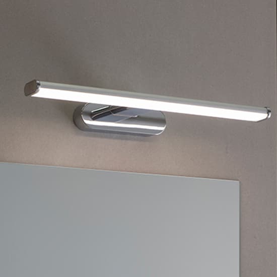 Moda LED Frosted Shade Wall Light In Chrome_1
