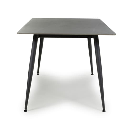 Modico Ceramic Dining Table 1.6m In Grey Granite Effect_3
