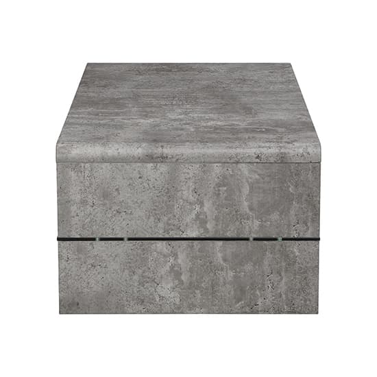 Momo Coffee Table In Concrete Effect With Glass Undershelf_6