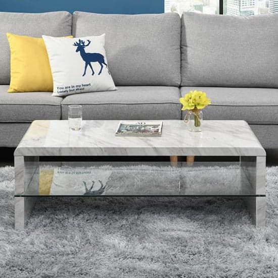 Momo High Gloss Coffee Table In Magnesia Marble Effect_2