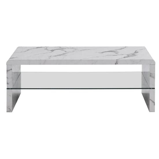 Momo High Gloss Coffee Table In Diva Marble Effect_5