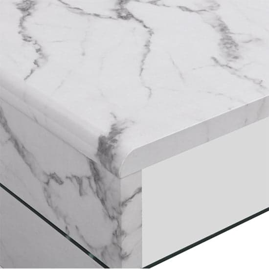 Momo High Gloss Coffee Table In Diva Marble Effect_6