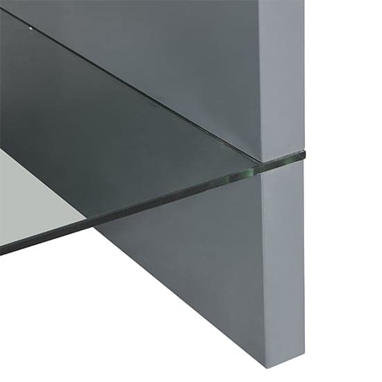 Momo High Gloss Coffee Table In Grey With Glass Undershelf_8