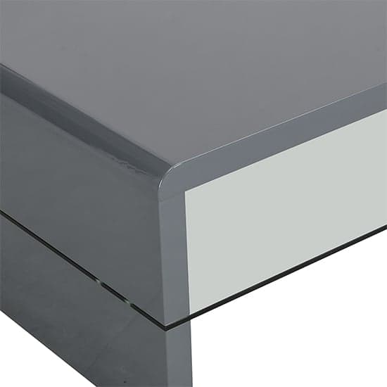 Momo High Gloss Coffee Table In Grey With Glass Undershelf_9