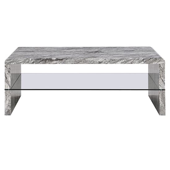 Momo High Gloss Coffee Table In Melange Marble Effect_5