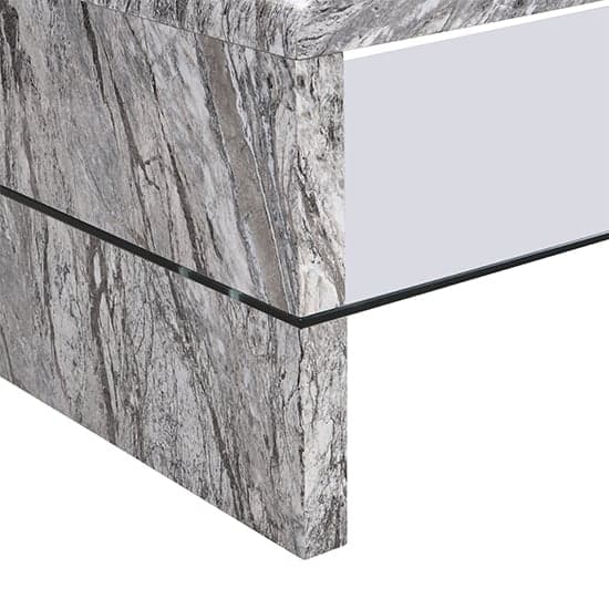 Momo High Gloss Coffee Table In Melange Marble Effect_8