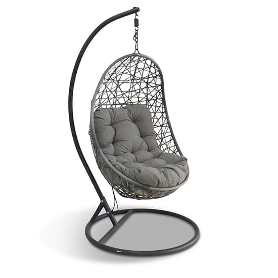 Meltan Outdoor Egg Chair In Pebble Grey_2