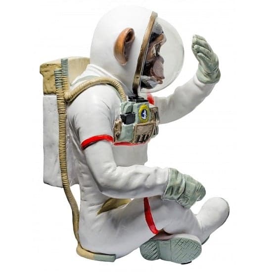 Monkey Astronaut Figurine See No Evil Resin Sculpture_2