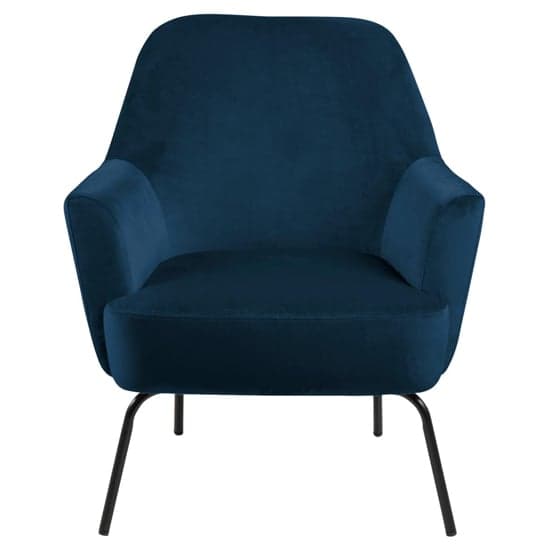 Montclair Fabric Lounge Chair In Navy Blue_3