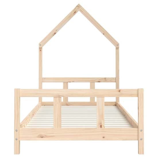 Moraira Kids Solid Pine Wood Single Bed In Natural_4