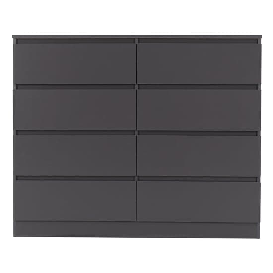 Mcgowan Wooden Chest Of Drawers In Grey With 8 Drawers_3