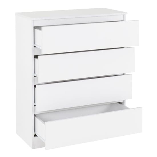 Mcgowan Wooden Chest Of Drawers In White With 4 Drawers_2