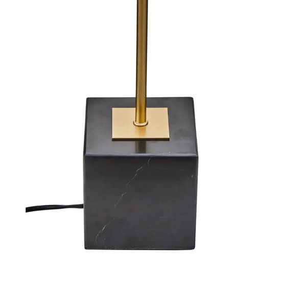 Moroni Black Linen Shade Table Lamp With Black Marble Base_4