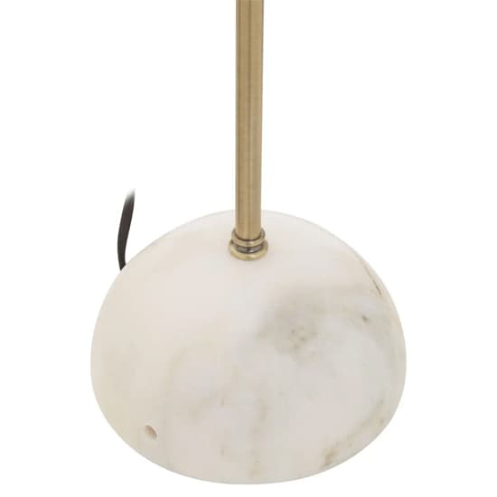 Moroni Black Metal Table Lamp With White Marble Base_5