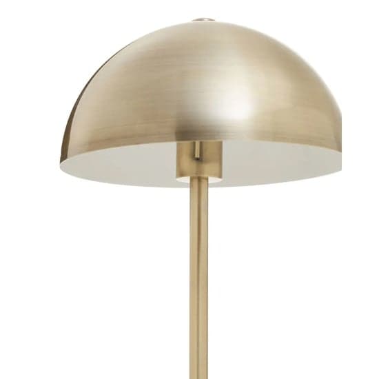 Moroni Gold Metal Shade Table Lamp With White Marble Base_2