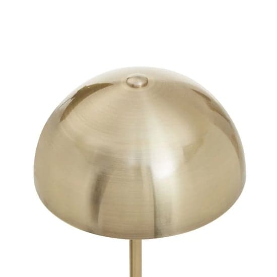 Moroni Gold Metal Shade Table Lamp With White Marble Base_4