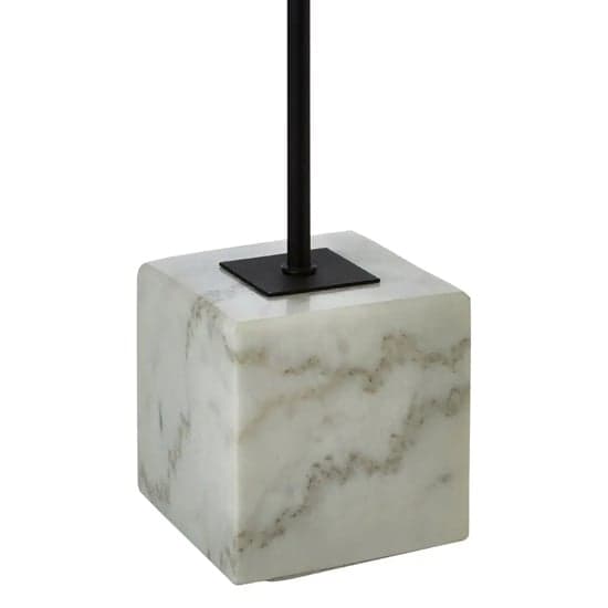 Moroni Natural Linen Table Lamp With White Marble Base_4