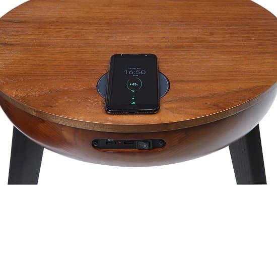 Morvik Wooden Smart Lamp Table Round In Walnut_5
