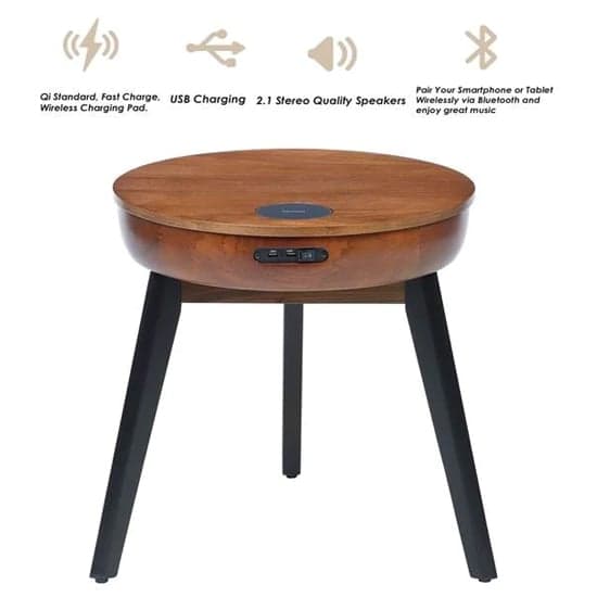 Morvik Wooden Smart Lamp Table Round In Walnut_2