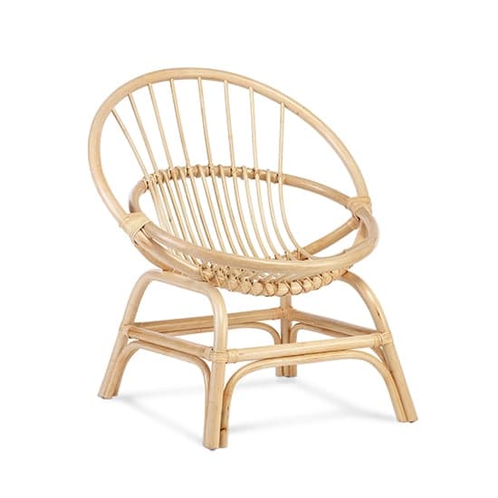 Muenster Round Rattan Accent Chair In Natural_2
