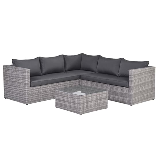 Murkle Fabric Corner Sofa With Coffee Table In Reflex Black_3