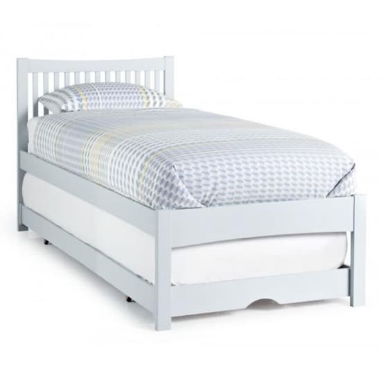 Mya Hevea Wooden Single Bed and Guest Bed In Grey_2